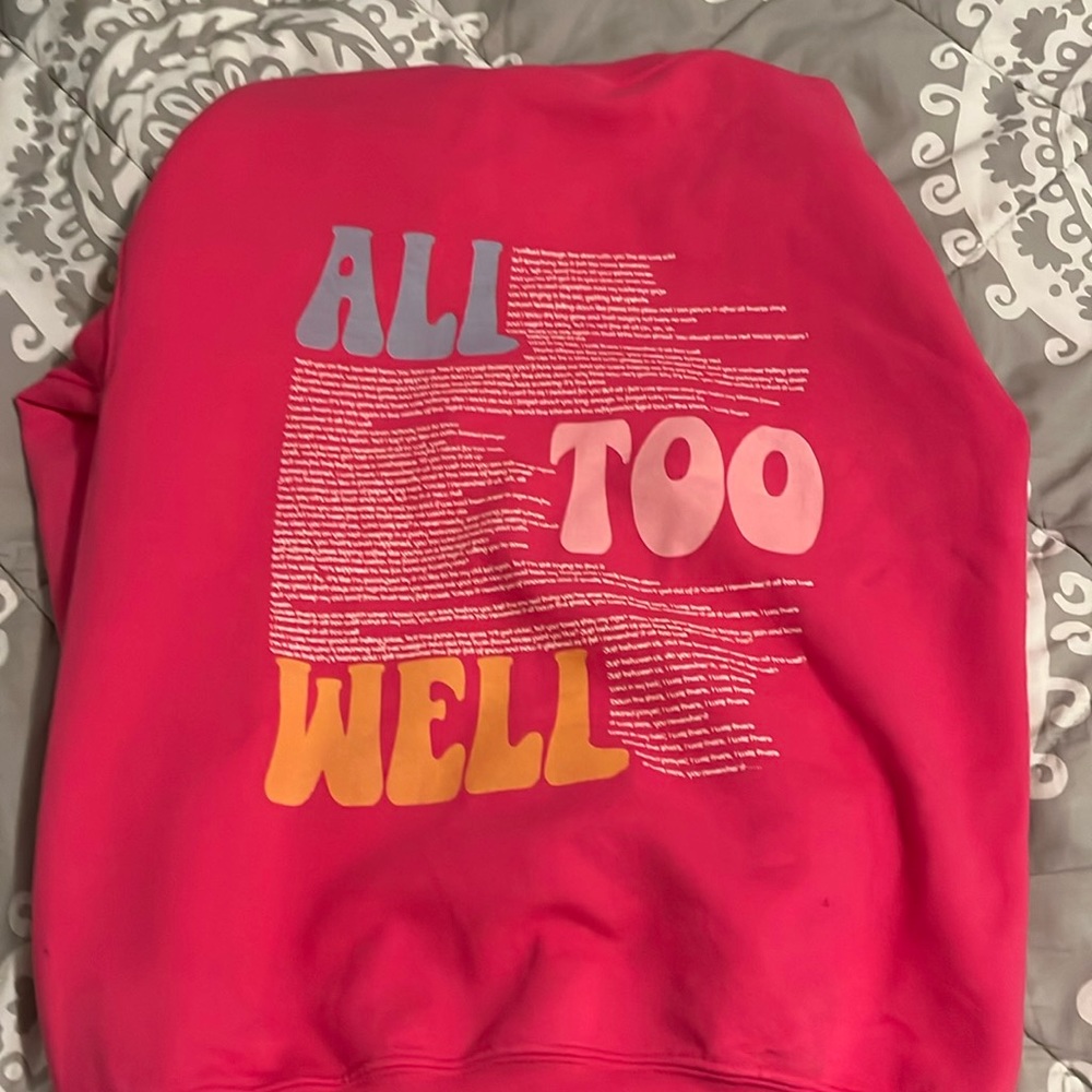 All Too Well Taylor Swift crewneck